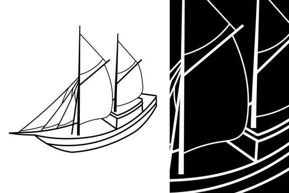 Phinisi Ship Vector Bundle