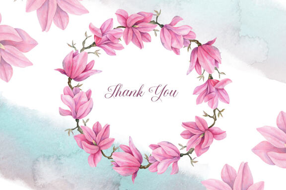 Magnolia Love Watercolor Collection