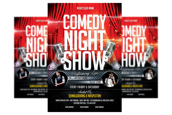 Comedy Show - Flyer Template