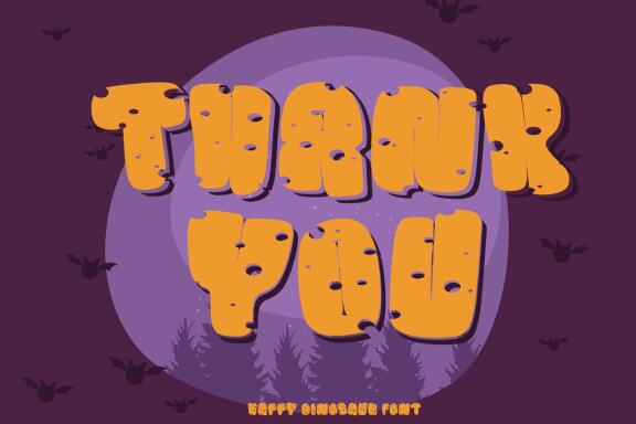 Happy Dinosaur - Free Font