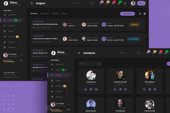 Fillow - Saas Admin Dashboard UI