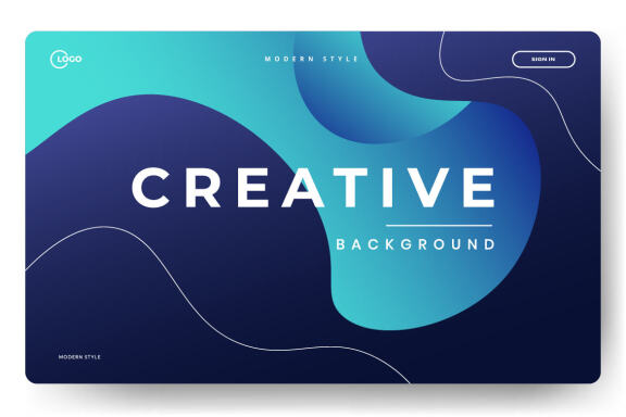 Minimalist abstract liquid background