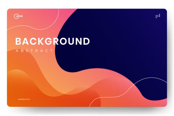 Minimalist abstract liquid background