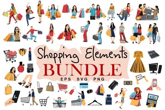 Shopping Clipart Elements Collection