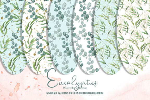 Eucalyptus Watercolor Collection