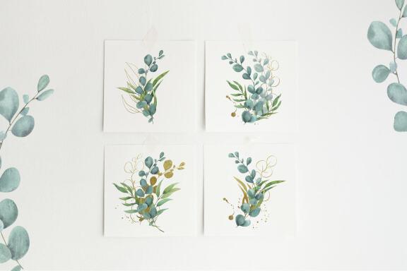 Eucalyptus Watercolor Collection