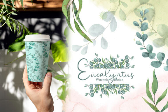 Eucalyptus Watercolor Collection