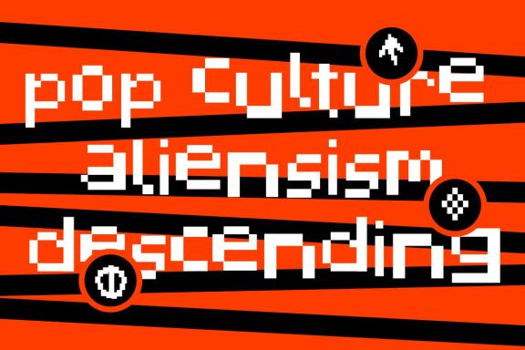 Pixelated Display Font