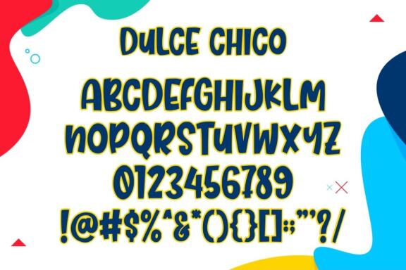 Dulce Chico – Layered Font