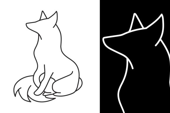Fox Silhouette Vector Bundle