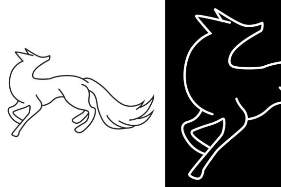 Fox Silhouette Vector Bundle