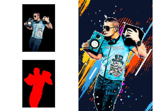 Free Color Vector Photoshop Action