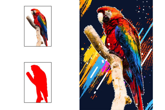Free Color Vector Photoshop Action