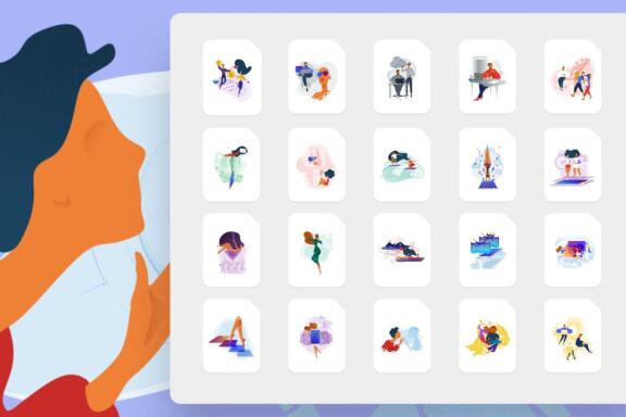 Brave Illustrations Set