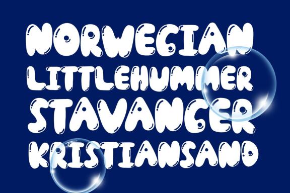 Just Bubble - Display Font