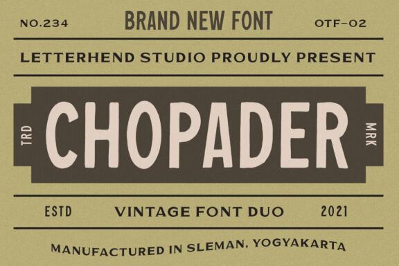 Chopader - Vintage Duo