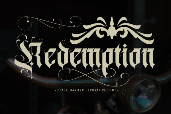 Black Marilyn Font