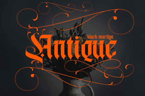 Black Marilyn Font