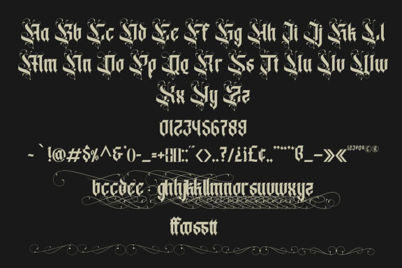 Black Marilyn Font
