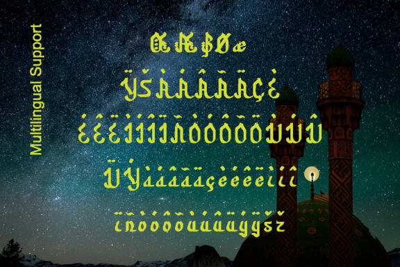 Nur Hidayah Arabic Font