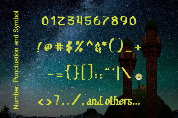 Nur Hidayah Arabic Font