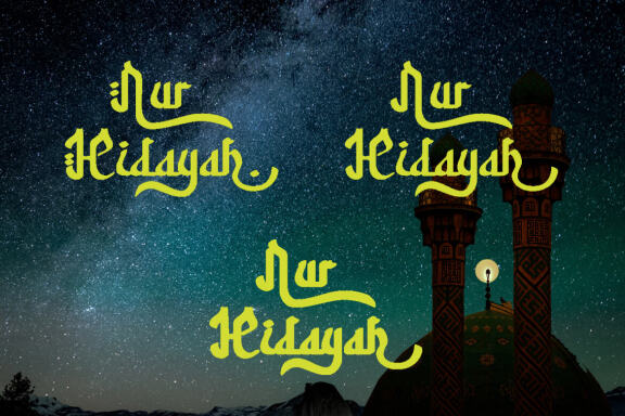 Nur Hidayah Arabic Font