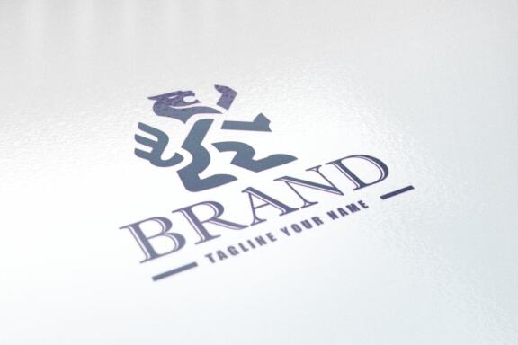 Lion Heraldic Logo