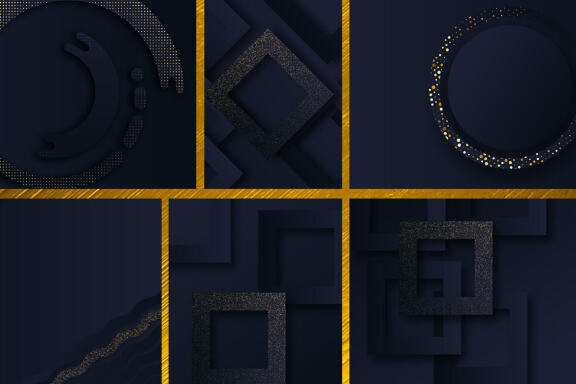17 vector black luxury backgrounds