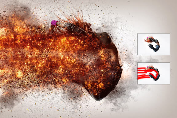 Fire Photoshop Action