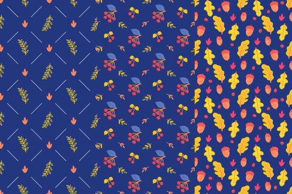 Fall Leaves Digital Paper