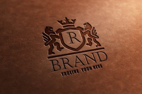 Lion Heraldic Logo