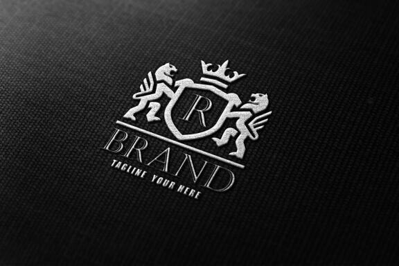 Lion Heraldic Logo