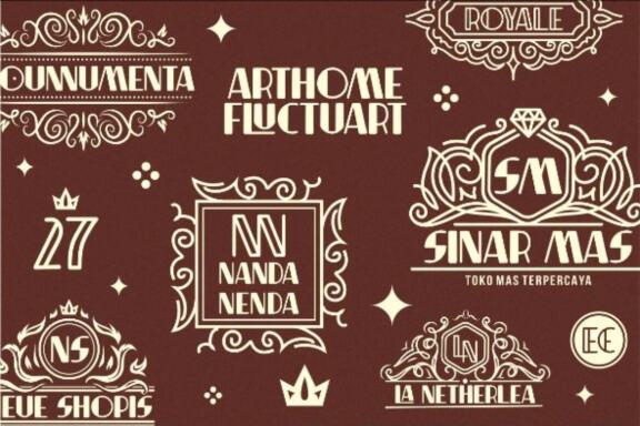 Indentia – Art Deco Typeface