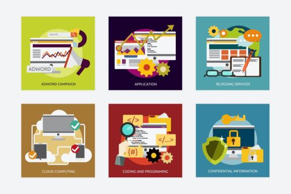 30 SEO and Development Vector Illustration Vol.2