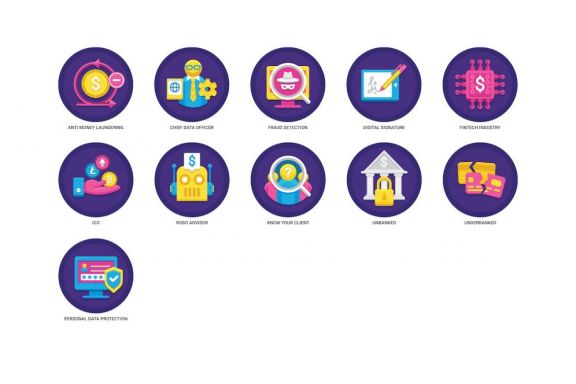 91 Fintech Icons | Orchid