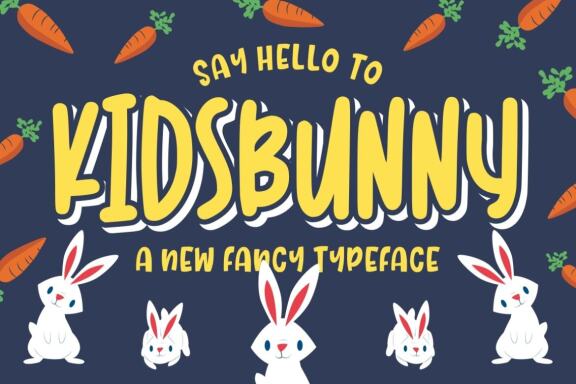 Kidsbunny Playful Font