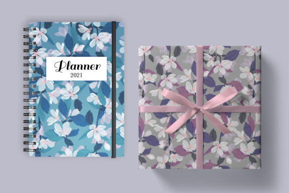 Seamless Patterns with Sakura flowers