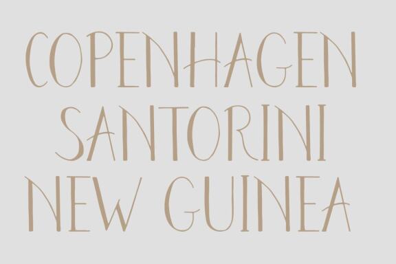 Coojertown - Condensed Typeface