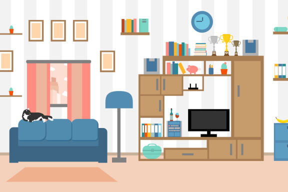 Living room EPS file.