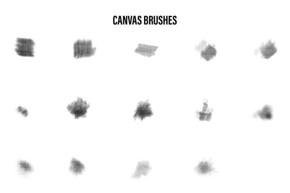 29 Realistic Canvas Brushes for Photoshop