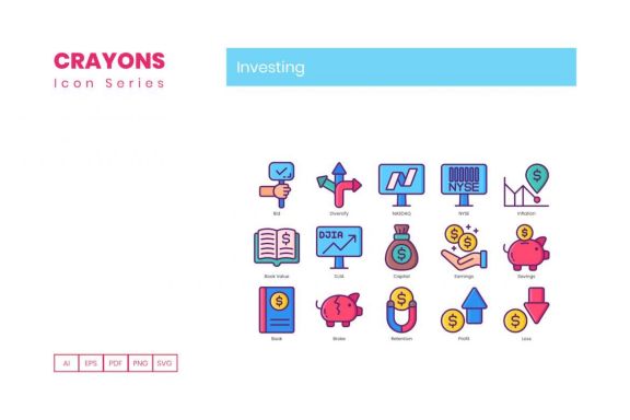 55 Investing Icons | Crayon