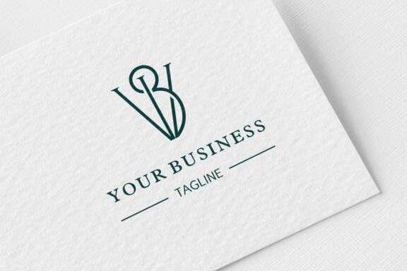 VB V B Grunge Brush Letter Logo Design in White Colors. Creative Brush  Letters Vector Illustration Stock Vector Image & Art - Alamy