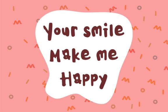 Kids Note - A Cute Display Font