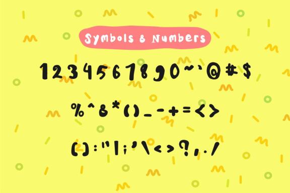 Kids Note - A Cute Display Font