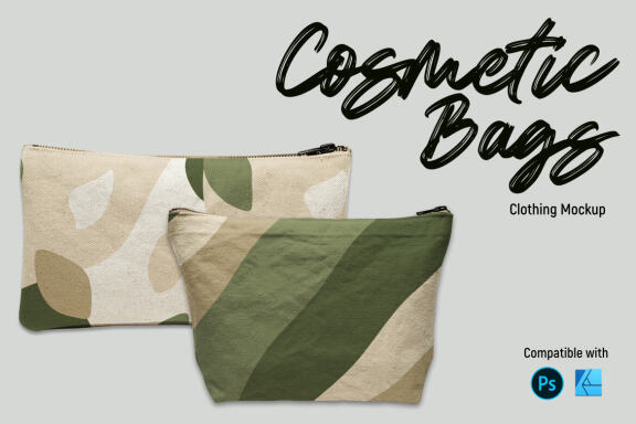 Cosmetic bags | Mockup