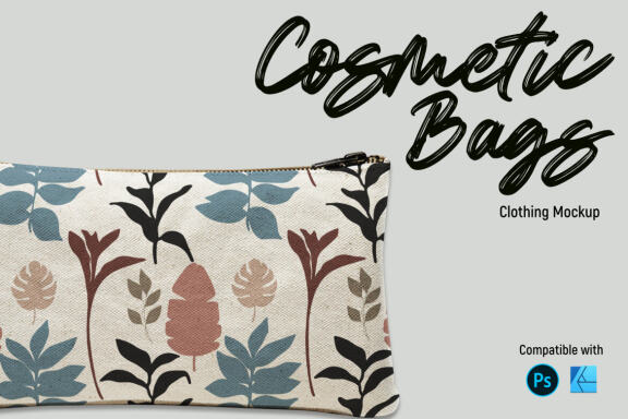 Cosmetic bags | Mockup