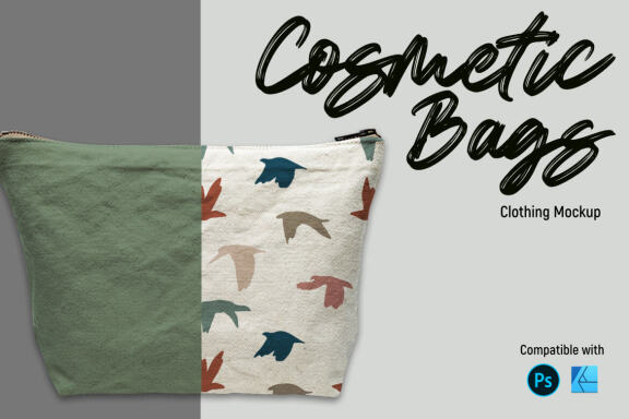Cosmetic bags | Mockup