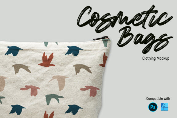 Cosmetic bags | Mockup