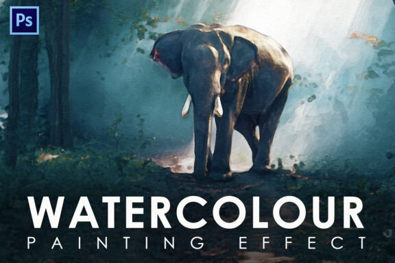 Watercolour Photoshop Action