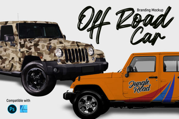 Off road car | Mockup